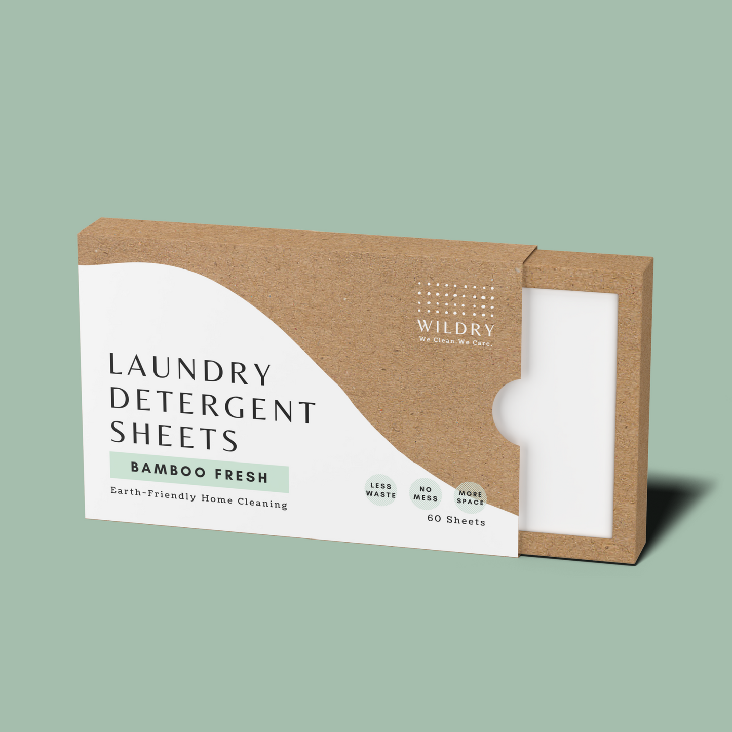 WILDRY Eco-Friendly Laundry Detergent Sheets