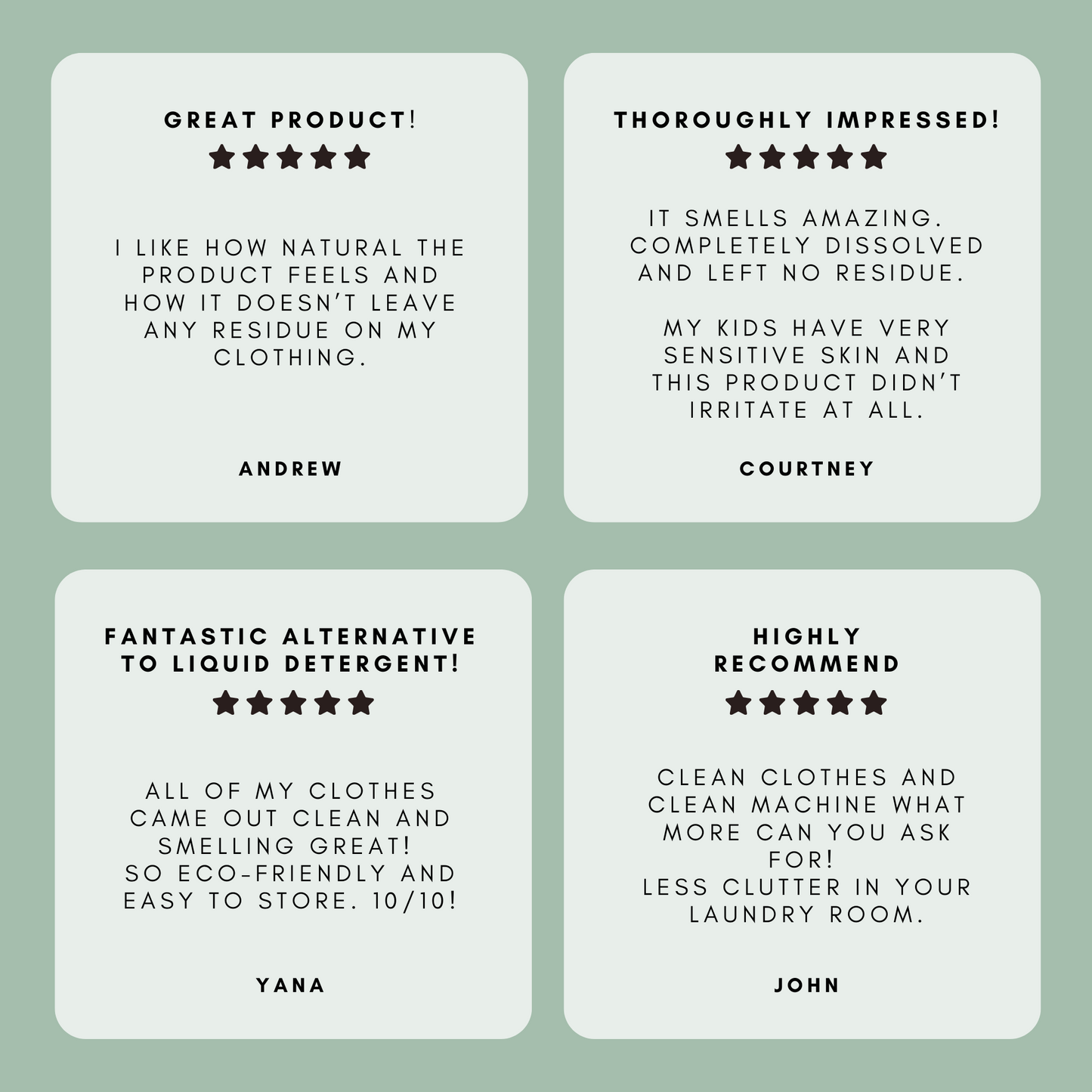 WILDRY Eco-Friendly Laundry Detergent Sheets